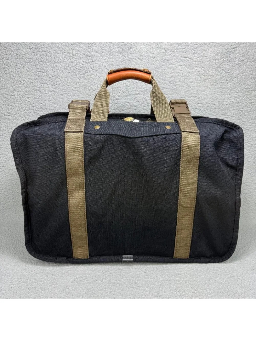 Dakota By Tumi Luggage Bag Black Canvas Carry On Weekender Travel Duffle Vintage